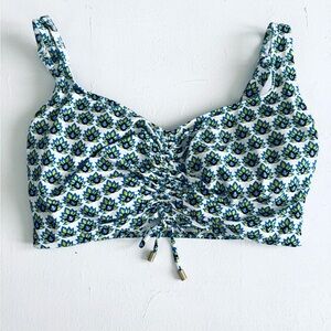 Coco Reef Elevate Bra Sized Shirred Underwire Bikini Top 34E